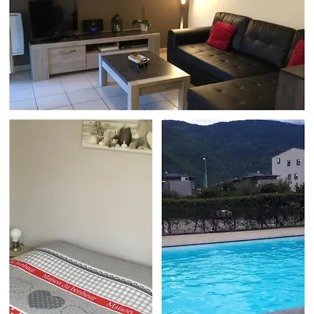 L Edelweiss Et Sa Piscine Apartment Albertville Exterior photo